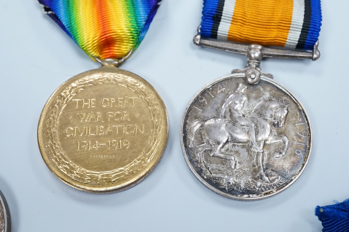 A First World War medal group of six medals awarded to Staff Sjt. Francis William Speare Royal Irish Fusiliers/I.M.L., comprising of the 1914-15 Star, 1914-1918 Medal, Victory Medal with oak leaf, India medal with clasp